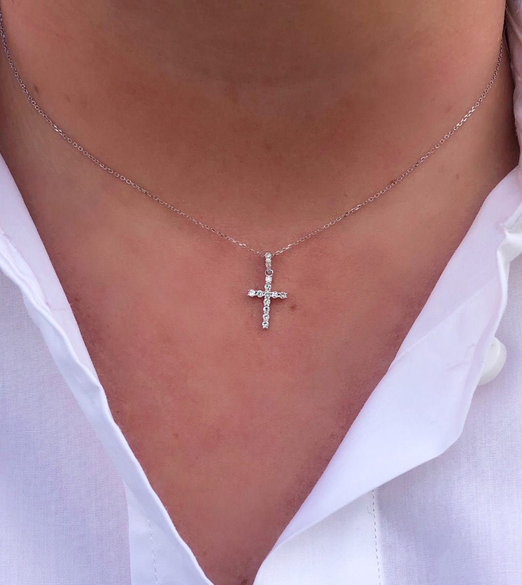 diamonds direct cross necklace